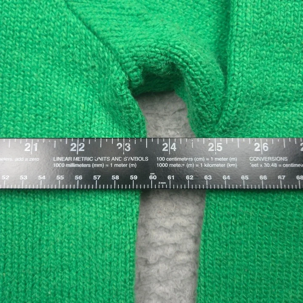 Vintage Polo by Ralph Lauren Sweater Mens XL Cotton Crewneck Green Pony Logo